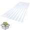 Suntuf 26 in. x 6 ft. Clear Polycarbonate Roof Panel, 10PK 400985 - alternate 1